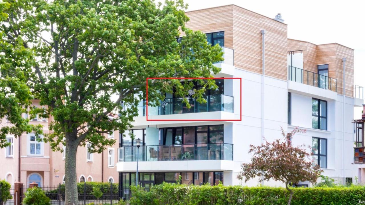 Apartament Z Widokiem Na Morze - Nadmorski Luksus Apartamenty Ustronie Morskie Esterno foto